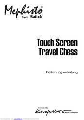 Mephisto Travel Chess Bedienungsanleitung