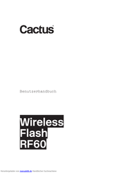 Cactus RF60 Benutzerhandbuch