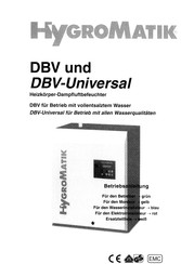 Hygromatik DBV66P Betriebsanleitung