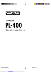 Wacom PL-400 Benutzerhandbuch