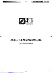 chiliGREEN Mobilitas c14 Gebrauchshinweise