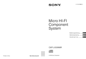 Sony CMT-LX50WMR Bedienungsanleitung
