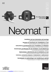Nice Neomat T Bedienungs Und Installationsanleitung Handbuch