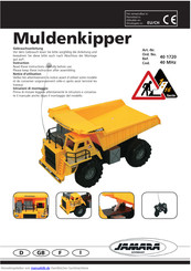 Jamara 40 1720 Gebrauchsanleitung