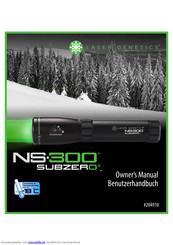 Laser Genetics NS 300 subzero Benutzerhandbuch