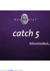 basICColor catch 5 Referenzhandbuch