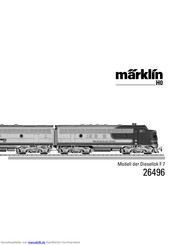 Marklin 26496 Montageanleitung