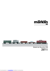 Marklin 29711 Bedienungsanleitung