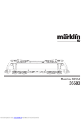 Marklin 36603 Bedienungsanleitung