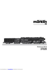 Marklin 37020 Bedienungsanleitung