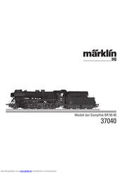 Marklin 37040 Bedienungsanleitung