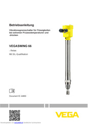VEGA VEGASWING 66 Betriebsanleitung