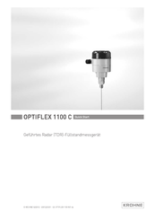 KROHNE OPTIFLEX 1100C Startanleitung