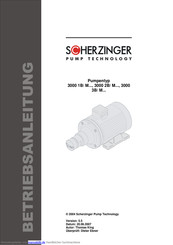 scherzinger 3000 3B Betriebsanleitung