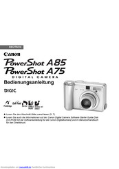 Canon PowerShot A85 Bedienungsanleitung