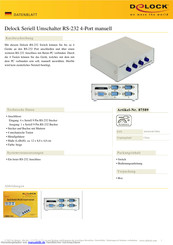 DeLOCK 87589 Datenblatt