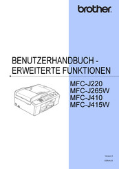 Brother MFC-J265W Benutzerhandbuch