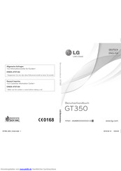 LG GT350 Benutzerhandbuch