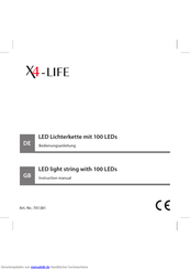 X4-Life 701381 Bedienungsanleitung