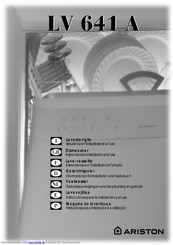 Ariston LV 641 A Bedienungsanleitungen