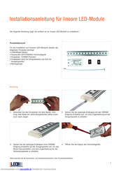 OSRAM LINEARlight Installationsanleitung