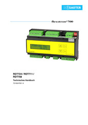 sauter RDT711 Handbuch
