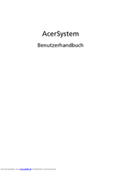 Acer AcerSystem Benutzerhandbuch