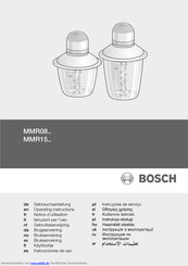 Bosch MMR08 Serie Gebrauchsanleitung