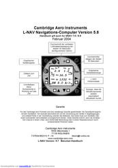 cambridge aero instruments L-NAV Handbuch