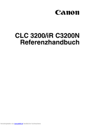 Canon CLC 3200 Referenzhandbuch