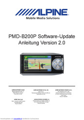 Alpine PMD-B200P Software-Update Anleitung