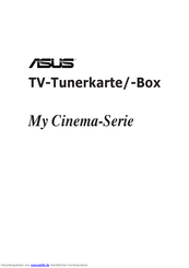 Asus My Cinema Serie Handbuch