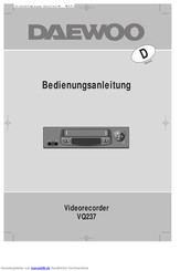 Daewoo VQ237 Bedienungsanleitung