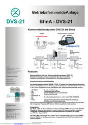 Procom BfmA - DVS-21 Betriebsanleitung