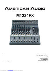 ADJ American Audio M1224FX Bedienungsanleitung