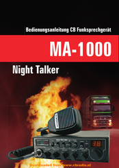 CB Radio Night Talker MA-1000 Bedienungsanleitung