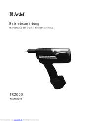 Avdel TX2000 Betriebsanleitung