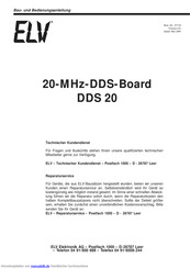 elv DDS 20 Bedienungsanleitung