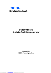 RIGOL DG1000Z Serie Benutzerhandbuch