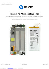 IFIXIT Huawei P8 Akku Anleitung