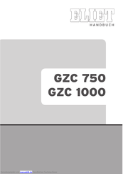 Eliet GZC 1000 Handbuch