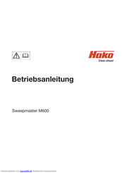 HAKO Sweepmaster M600 Betriebsanleitung