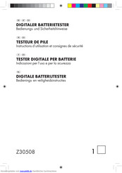 Tronic Z30508 Bedienungsanleitung