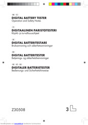 Tronic Z30508 Bedienungsanleitung