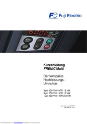Fuji Electric FRENIC Multi Kurzanleitung