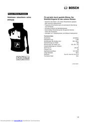 Bosch PFP5230 Kurzanleitung