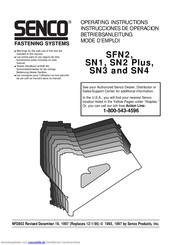 Senco SFN2 Betriebsanleitung