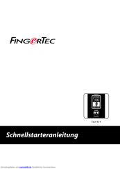 FingerTec Face ID 4 Schnellstartanleitung