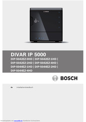 Bosch DIVAR IP 5000 Installationsanleitung