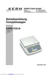 KERN FCE 15K5N Betriebsanleitung
